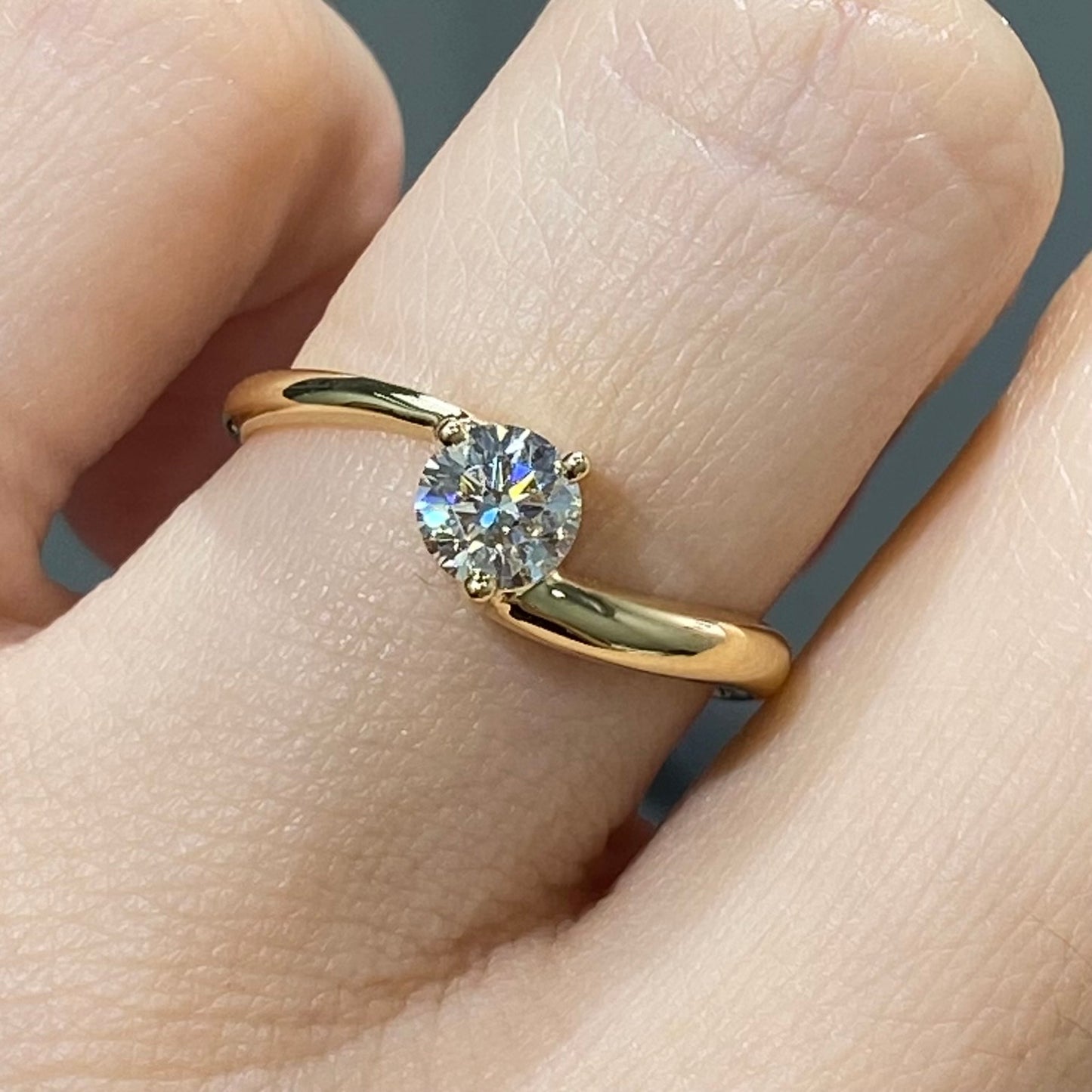 Lad diamond round 0.5ct rapture ring