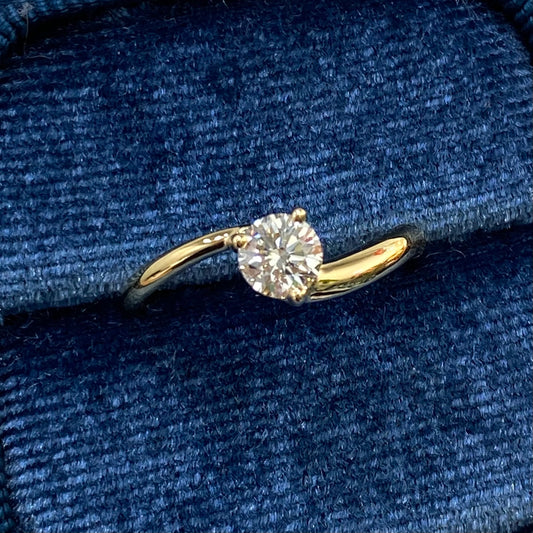 Lad diamond round 0.5ct rapture ring