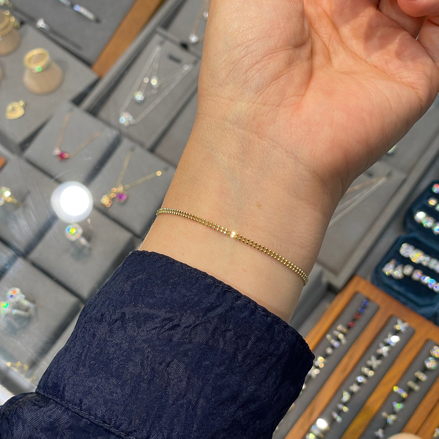 18K Twins-beads bracelet