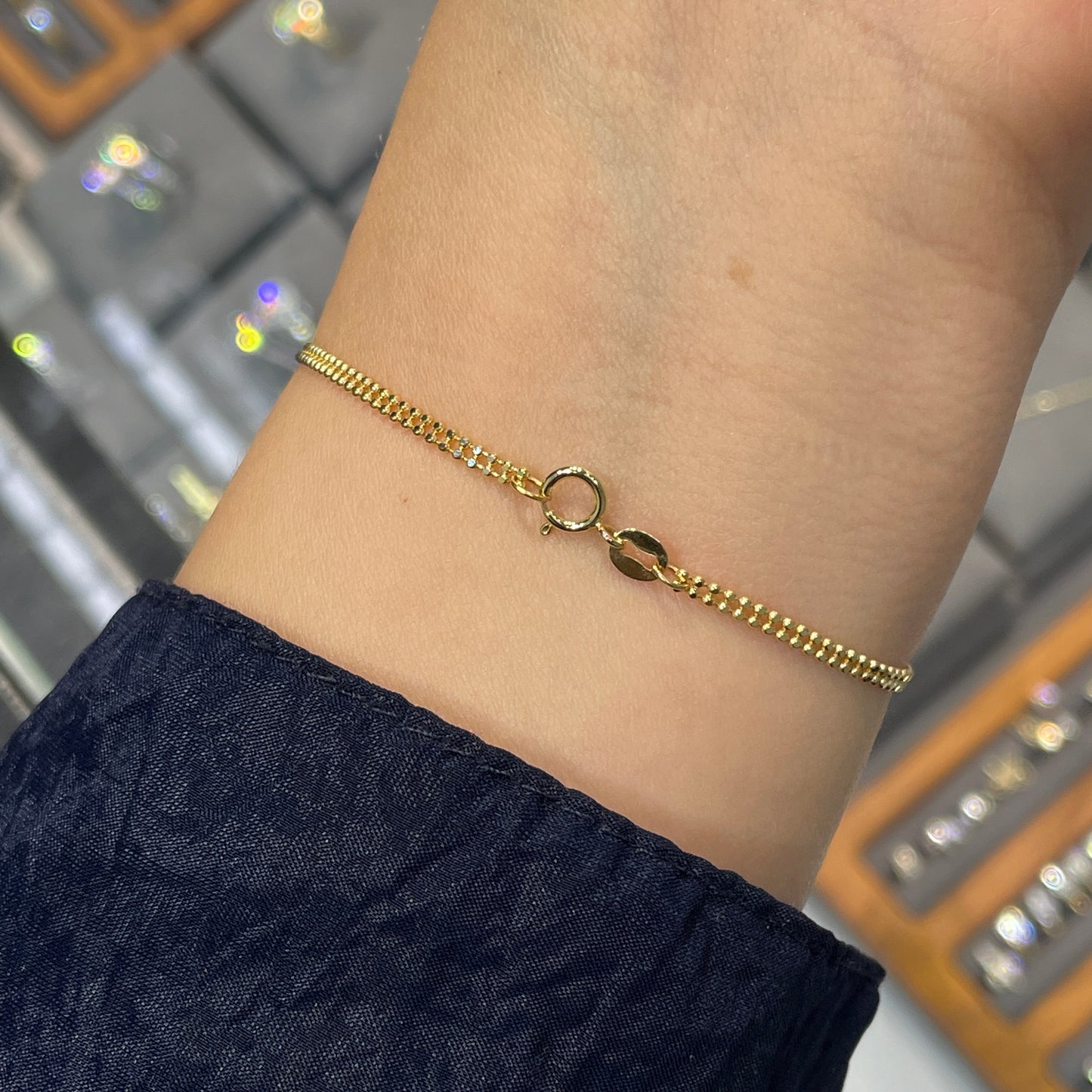 18K Twins-beads bracelet