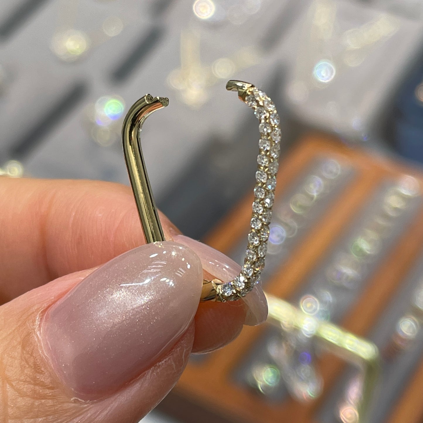 Lab diamond round 0.35ct Luxe link get everything together buckle-each