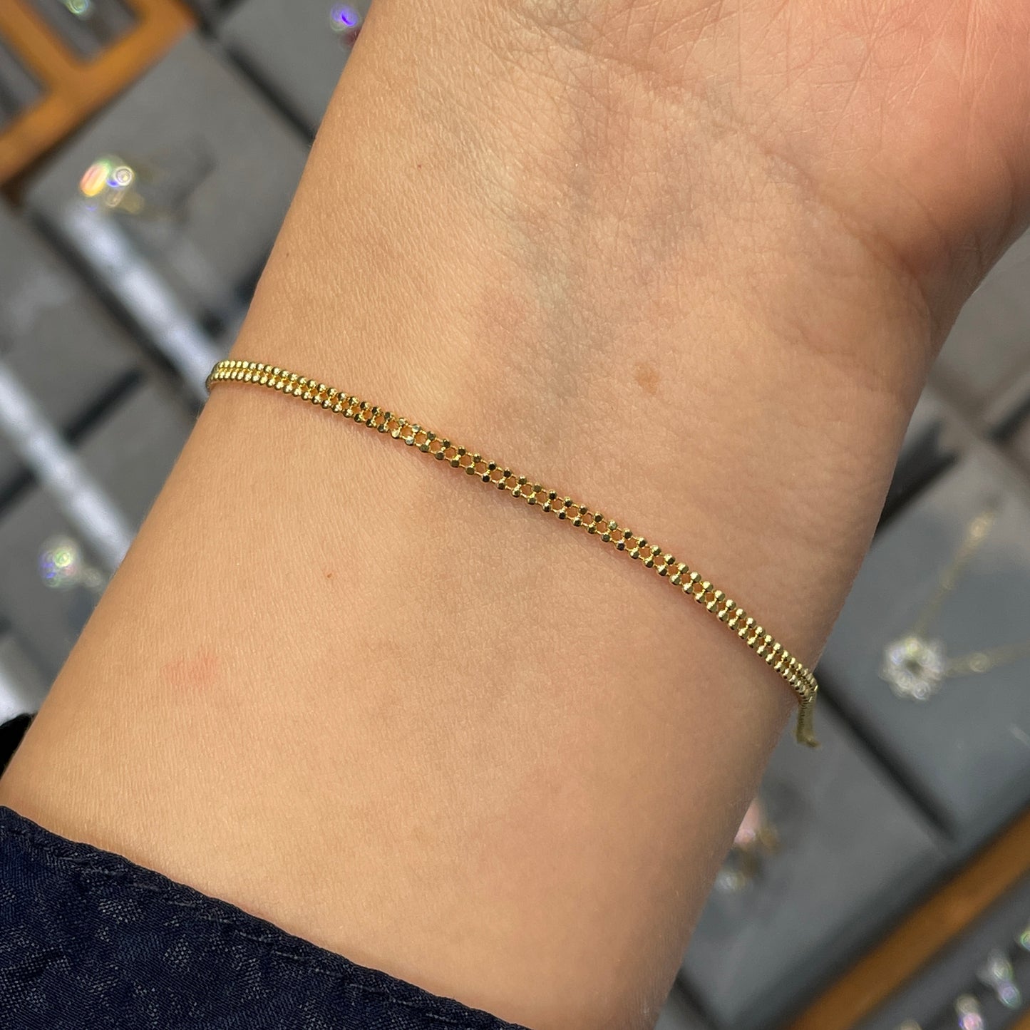 18K Twins-beads bracelet