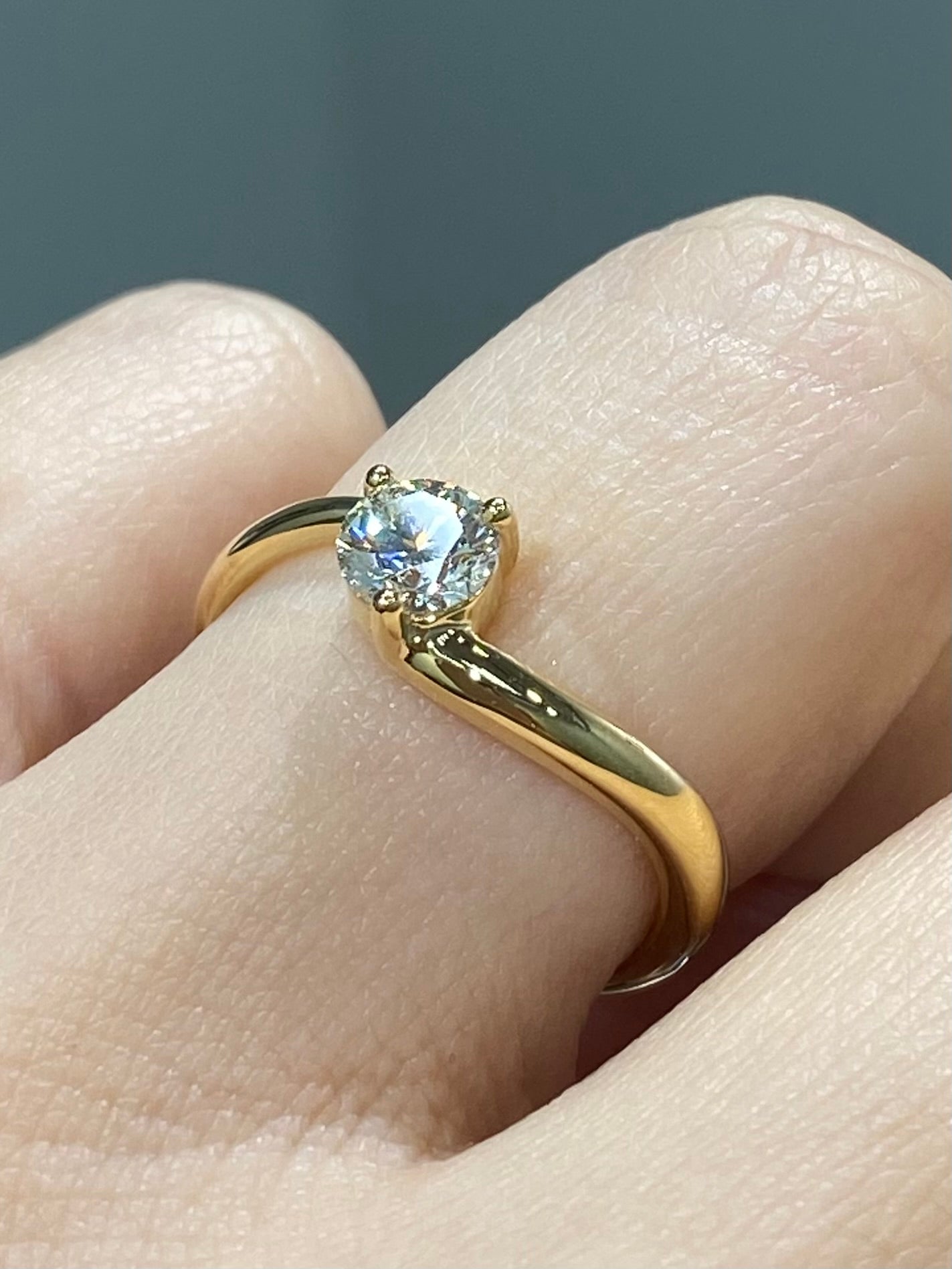 Lad diamond round 0.5ct rapture ring