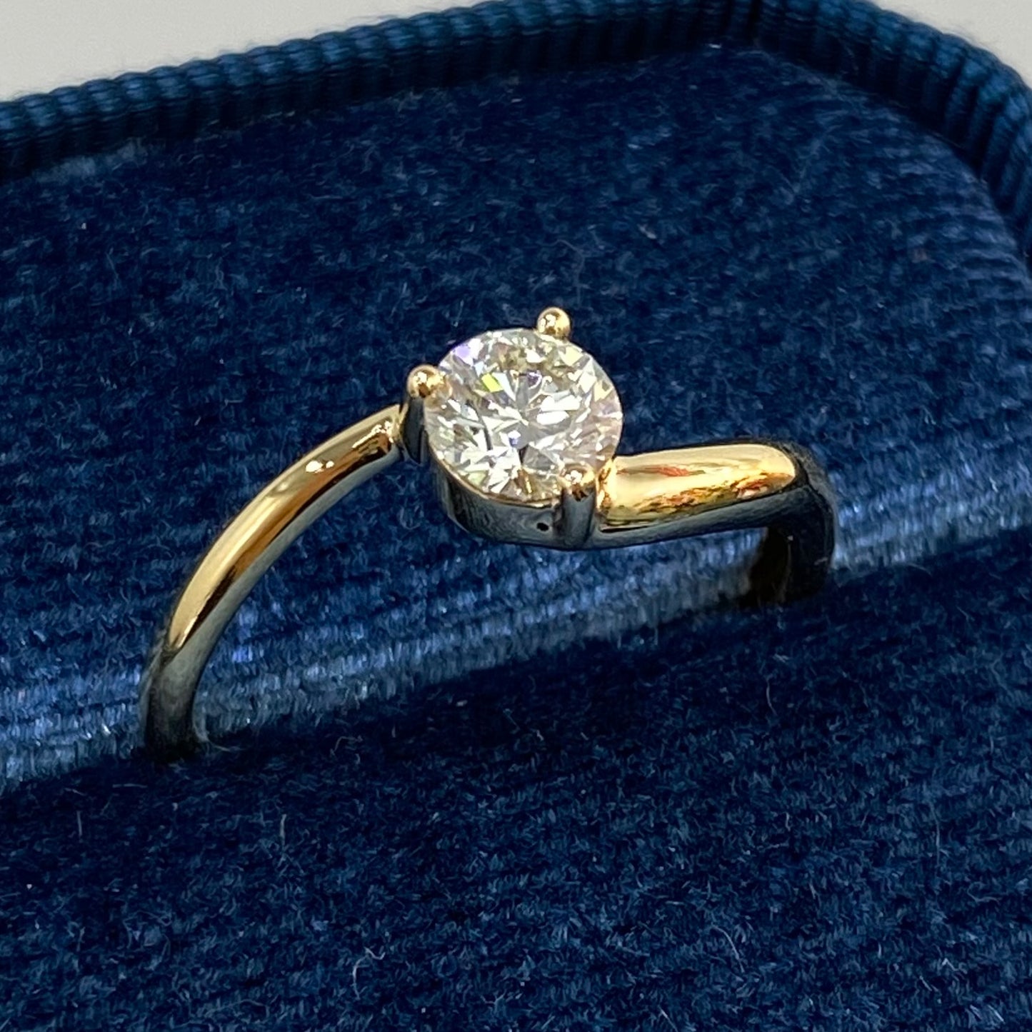 Lad diamond round 0.5ct rapture ring